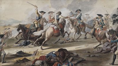 Cavalry Battle by Unbekannt Unbekannt